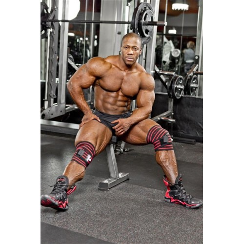 Schiek Model 1178B Black Line Knee Wraps Shawn Rhoden