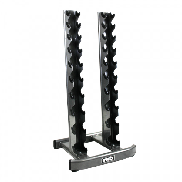 TKO 10 pair vertical dumbbell rack 840VDR10