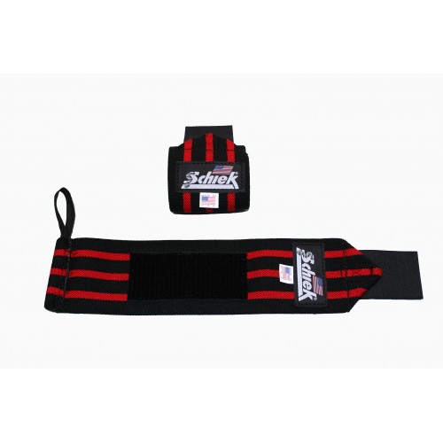 Schiek model black line wrist wraps