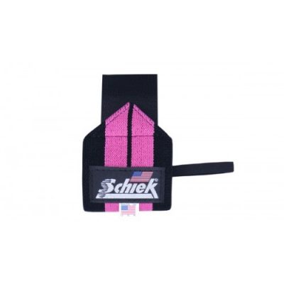 Schiek Model 1112P Pink Heavy Cotton Elastic Wrist Wraps