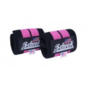 Schiek Model 1112P Pink Heavy Cotton Elastic Wrist Wraps