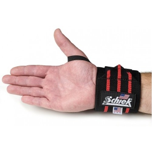 Schiek model black line wrist wraps