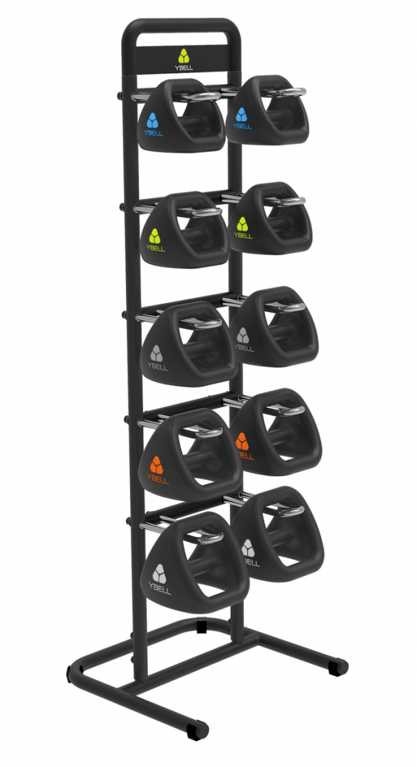 YBell 10 piece kit in rack