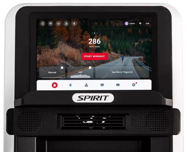 spirit xe395ent elliptical console