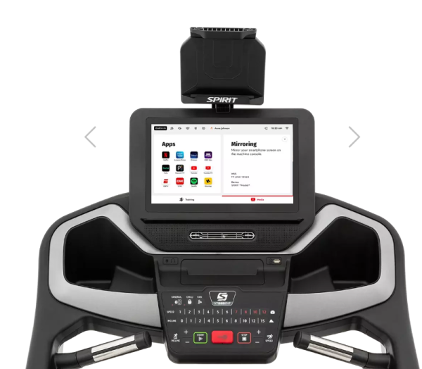 Spirit 685ENT Treadmill Console Apps and Mirroring Screen