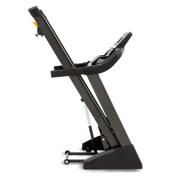 Spirit XT285 Treadmill right folded up view