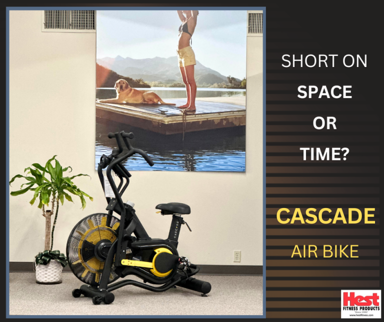 Cascade Air Bike next to house plant