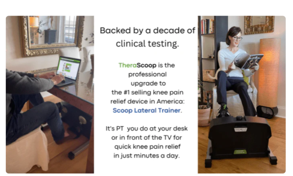 Helix Thera Scoop Lateral Elliptical Pedaler Overview with two users